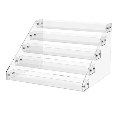 5 Layers Clear Display Stand Nail Polish Cosmetic Showcase Eyeshadow - Other