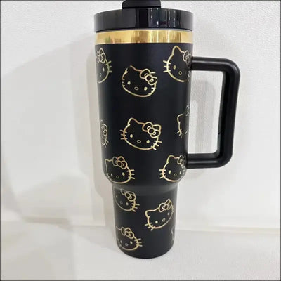 Anime Sanrio Hello Kitty Thermos Mug Stainless Steel Portable Large - Other