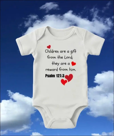 Baby Bodysuit - Psalm 127:3 - Clothing