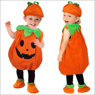 Baby Halloween Pumpkin Clothes Cosplay Costume Sets - Kids & Babies