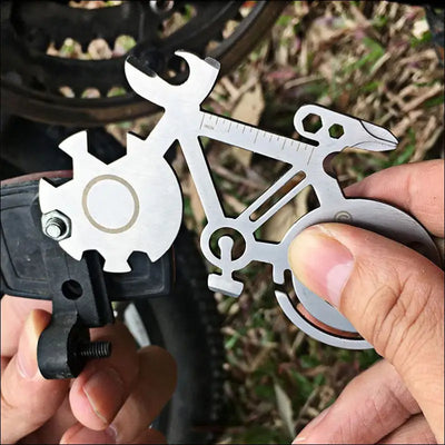 Bicycle Multi Tool with multi-function design, portable and practical for outdoor sports.