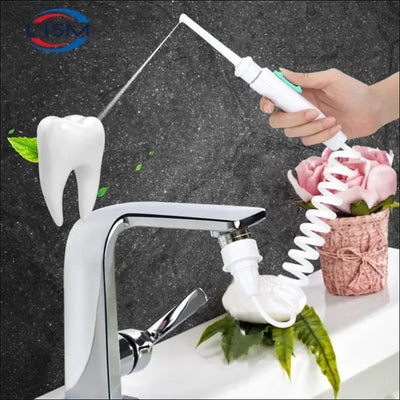 Dental Water Flosser Faucet Oral Irrigator Floss - Other