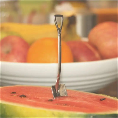 Farmer Tools Spoon and Fork Set with unique design and stainless steel construction.