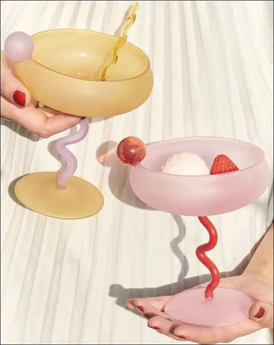 Jelly Bean Wine Glasses with playful, colorful design for celebrations.