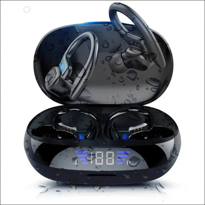 LED Display TWS Sport Bluetooth V5.0 Headset For Iphone Huawei - Tech Accessories