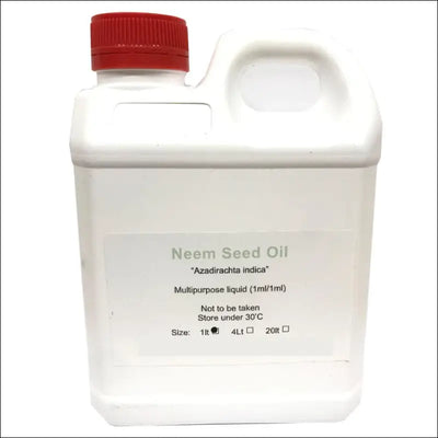 Orku 1L Organic Neem Seed Oil - Debitterised Cold Pressed Azadirachtin - Home & Garden