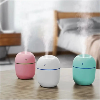 Portable Ultrasonic Humidifier USB Aroma Essential Oil Diffuser LED - Diffusers Oils & Candles