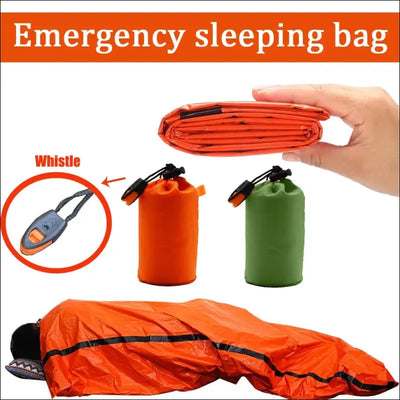 Portable Waterproof Emergency Survival Sleeping Bag Outdoor Edc - Other