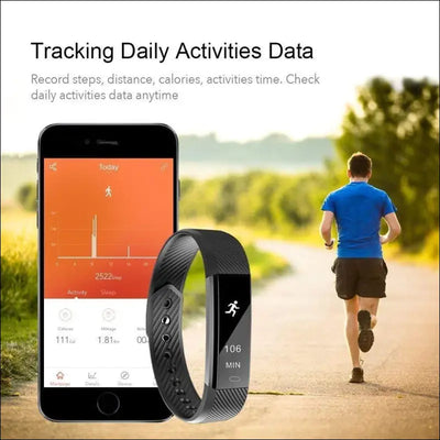 SmartFit Slim Activity Tracker And Monitor Smart Watch With FREE Extra - Tech Accessories
